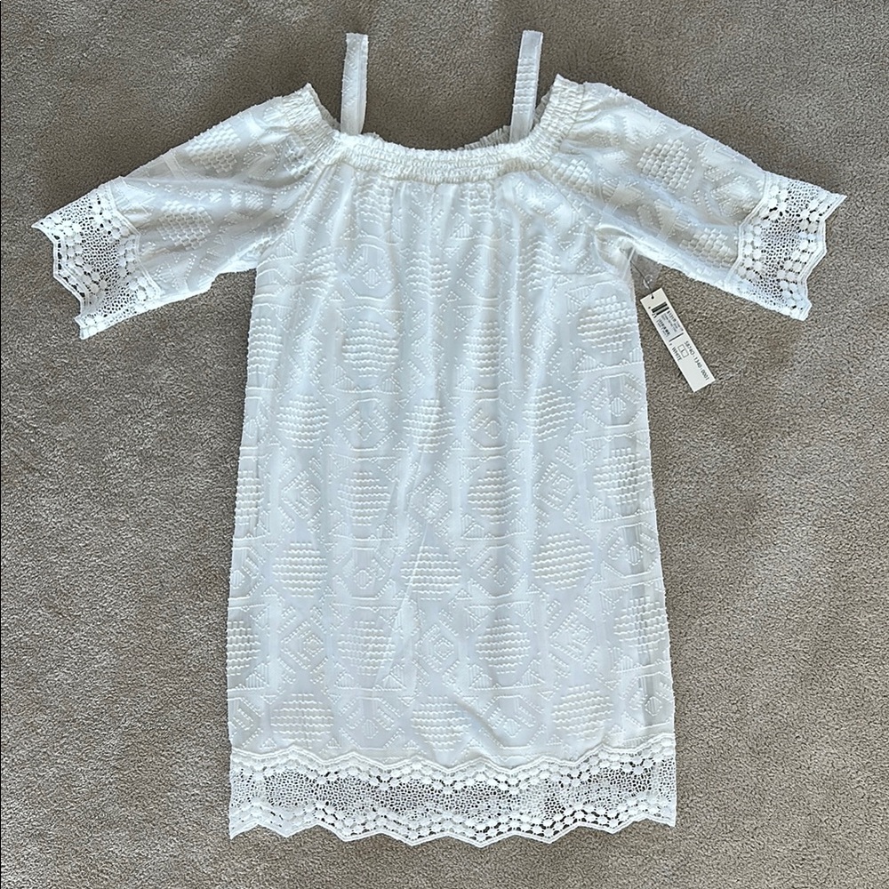 NWT Tribal Jeans Cold Shoulder Sundress with Raglan Sleeves